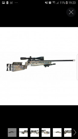 Cambio rifle izhmash récord-1 en 308 con accesorios por rifle militar tipo cetme fal o mauser de cerrojo 02