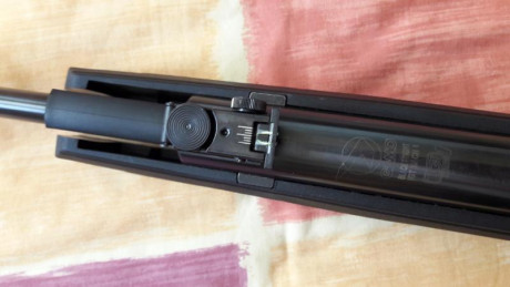 VENDIDA
Carabina de máxima potencia limitada a 24 julios y máxima velocidad de salida. Arma de gas-pistón 00