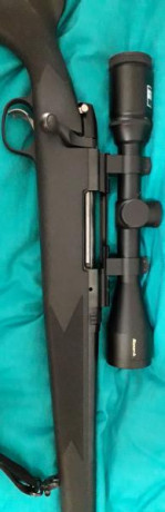 Se vende rifle marlin xl7 sintetico y en calibre 270.
Lleva montado un visor Nikon monarch 2-10x44 mediante 00