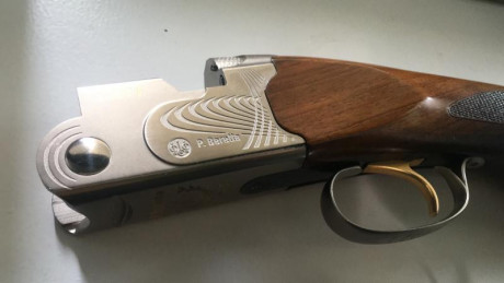 Escopeta Beretta 686 E Trap de 76cm de cañon y 2*1* estrellas fijas, en muy buen estado de coservación, 00