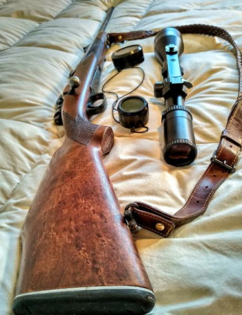 Mejor que nuevo culata al aceite anagrama grabado en el pistolet regalo balas y accesorios  visor Pentafllex 01
