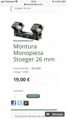 Hola,Me he comprado el siguiente visor,Y pues para una de nitro pistón necesito una montura Monopieza 10