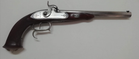 VENDO Pistola LE PAGE de Pedersoli, de percusión, cal. 44.
En muy buen estado. Como nueva
Precio 500 euros, 00