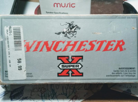 VENDIDO YA rifle de palanca marca winchester mod. 94 cal.375 Win 200 Gr power-point en perfecto estado, 70