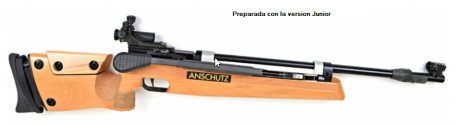 Carabina Anschutz en perfectas condiciones de tiro. que se puede montar con la versión tamaño y peso Normal 02