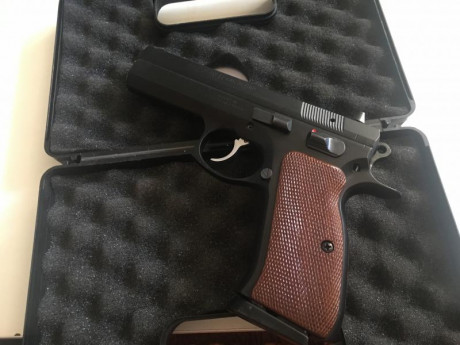 Cz97b (vendida)calibre 45 no más de 500 disparos y Smith&Wesson 9mm. Cz-450€ y s&w 225€. Guiadas 40