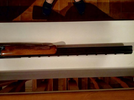 Escopeta de caza Browning, made in Herstal año 1977. Peso: 3,240kg. El conjunto báscula-culata, prácticamente 22