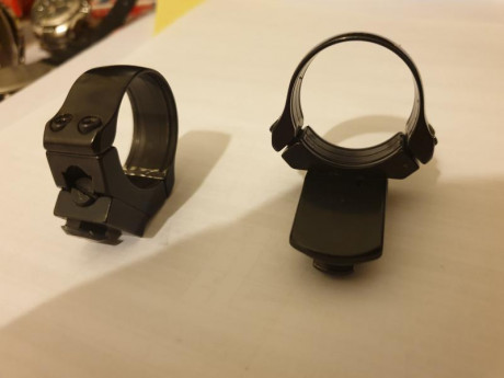 Se venden anillas marca APEL, de 30 mm., originales APEL, con su correspondiente logotipo grabado, practicamente 00