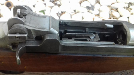   Buenas tardes

Pongo en venta un M1 Garand en calibre 30-06.
Fabricado por SA en marzo de 1945.

Cañón 11