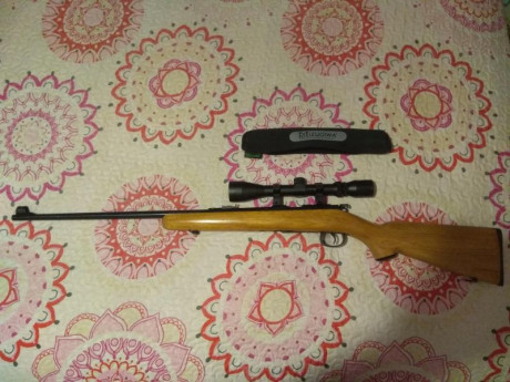 Vendo esta carabina norinco jw15 impoluta, tengo que hacer sitio en el armero visor 3-9x40, es muy precisa, 00