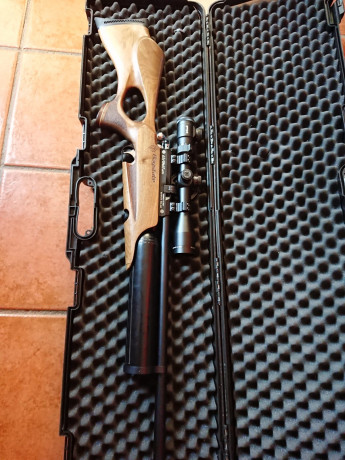 Vendo daystate airwolf mct con 749 disparos, completamente nueva, alguna lamina protectora para protegerla 32