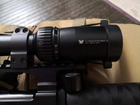 Por falta de tiempo vendo todo el equipo.

Carabina Evanix Rex 6.35 no tiene ni una caja disparada
Regulador 00
