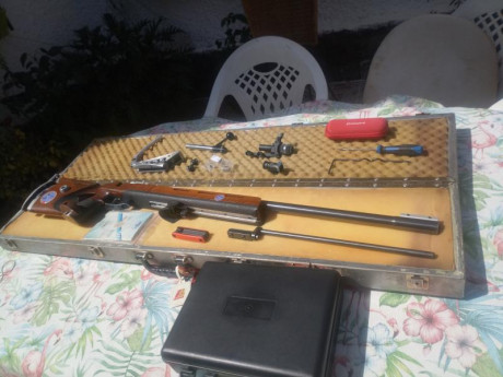 VENDO CARABINA SUPER MATCH  MADERA ANSCHUTZ1913  Cañón 69 cms. Maleta de aluminio, cañón con muy buena 02