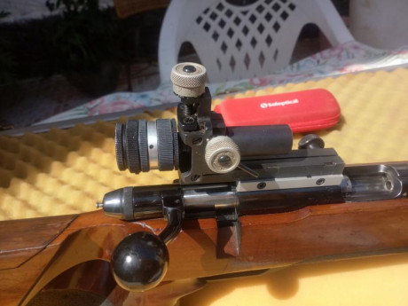  VENDO CARABINA SUPER MATCH  MADERA ANSCHUTZ1913  Cañón 69 cms. Maleta de aluminio, cañón con muy buena 01
