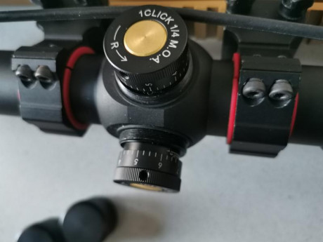 Visor muy poco usado y solo en pcp. Nunca se ha usado para tirar con clis, con la IR en perfecto funcionamiento, 11