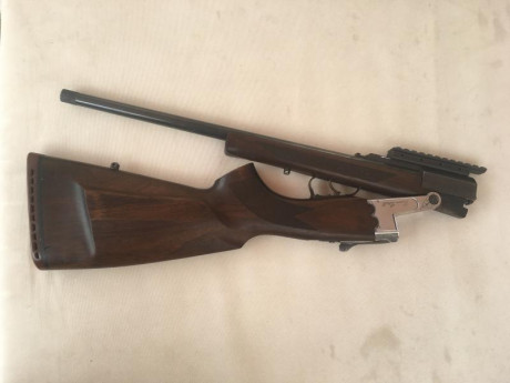 Vendo monotiro Enrico pedretti gardone.
 calibre 243 win, cañón roscado de fábrica y carril picatinny 71
