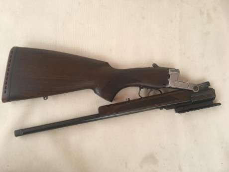 Vendo monotiro Enrico pedretti gardone.
 calibre 243 win, cañón roscado de fábrica y carril picatinny 70