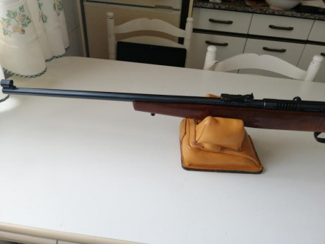 Hola, pongo a la venta esta Carabina marca Krico, calibre 22, se puede tirar en semi y tiro a tiro. la 01