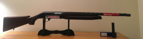 Vendo escopeta segunda mano  BENELLI 121 
Calibre 12 con polichoque y boquilla protectora
Largo cañón 02