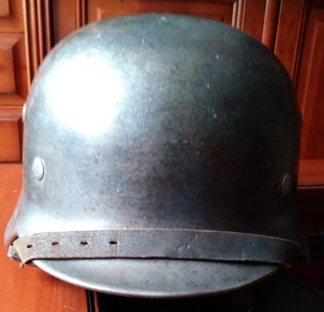 Hola:
Vendo casco alemán modelo M40 100% original. Lleva indicación del nombre del soldado que lo portaba.
Precio: 01