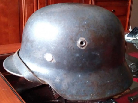 Hola:
Vendo casco alemán modelo M40 100% original. Lleva indicación del nombre del soldado que lo portaba.
Precio: 00