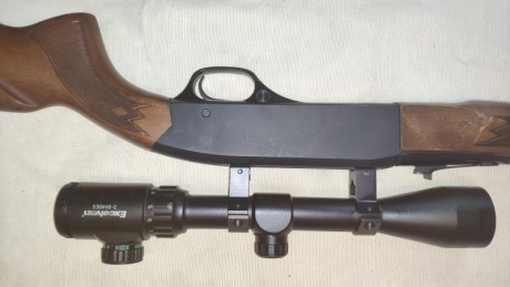 Vendo carabina semiautomática Winchester 290 22LR con visor 3-9 x 40 00