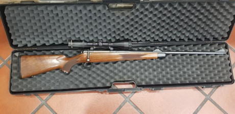 Muy cuidado , con visor Helia CT 3-10X50 , bases Mauser sta en Madrid 02