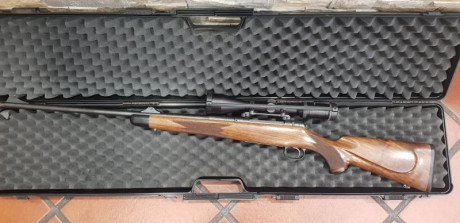 Muy cuidado , con visor Helia CT 3-10X50 , bases Mauser sta en Madrid 01