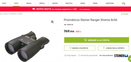 Seminuevos

Con Garantía Steiner de 30 años.

Con bolsa y accesorios originales 20