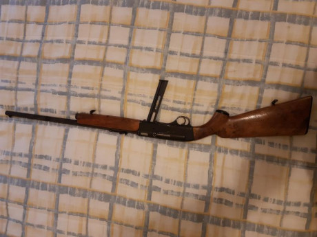 Carabina cal .22 semiautomatica GEBARM. Buen estado .Dos cargadores. Ligera y fiable. Desmontable
Esta 00