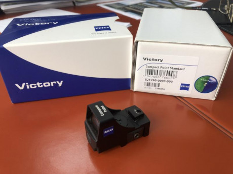 VENDO ZEISS VICTORY COMPACT POINT, como nuevo con mínimo uso, tal cual se ve en las fotos, con su caja, 01
