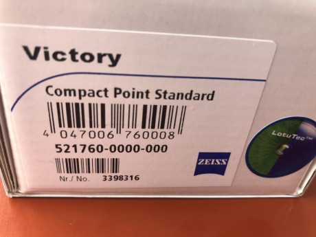 VENDO ZEISS VICTORY COMPACT POINT, como nuevo con mínimo uso, tal cual se ve en las fotos, con su caja, 10
