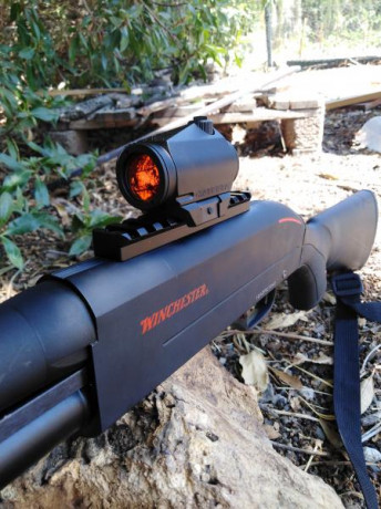 Buenas, he heredado un visor holografico bushnell holosight, se ve un poco antiguillo pero este perfecto 30