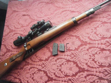 Vendo, por dejar las armas de fuego, un fusil marca Norinco JW-25 y cañon 52,5, que es una copia exacta 00