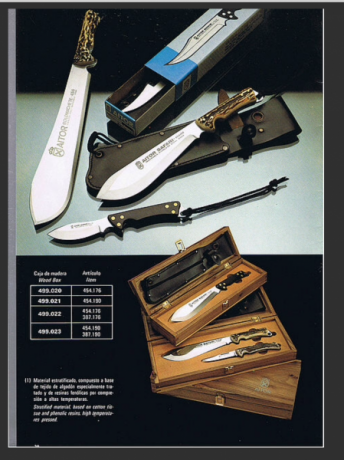 Buenos días 
Pongo a la venta este Pack Aitor con estuche de madera y en su interior un cuchillo Aitor 01