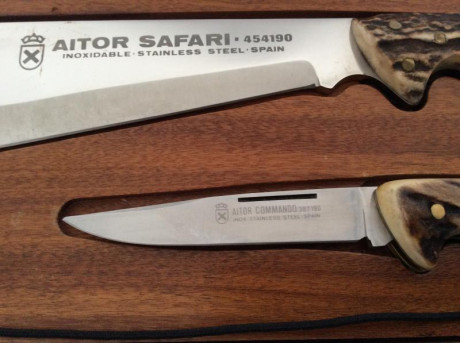 Buenos días 
Pongo a la venta este Pack Aitor con estuche de madera y en su interior un cuchillo Aitor 12