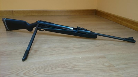 vendo diana 48 4.5,tiene la culata de madera original pintada en negro,muelle y sello recien cambiados,cantonera 02