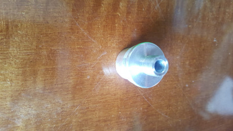 Vendo adaptador para carabina Cometa Lynx para el bull barrel y ponerle un silenciador, nuevo a estrenar. 00