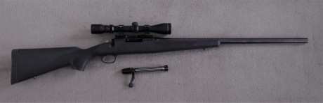 Se vende rifle Marlin X7 VH de cañón grueso en calibre 22-250 . Buen estado con inevitables signos de 01