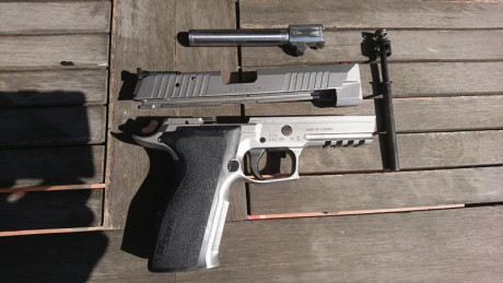 VENDIDA,,,,,,pistola seminueva  Sig Sauer P226 X-Five Bew line All Round edicion especial para IPSC, en 112