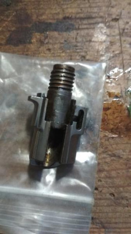 Nuez para cerrojo Máuser para sustituir la nuez de aleta militar.
Procede de un santa barbara
30€ 00