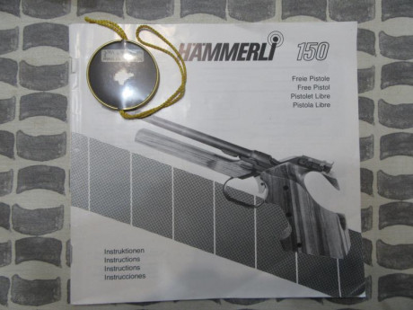 Vendo Pistola Hammerli 150 - soy su segundo dueño ya que el primer no pudo usarla, yo la use lo que va 01