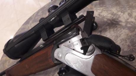 Guiado hace dos años.Monturas completas Warner fijas.Su estado es INMACULADO.Se cambia  por rifle semi,en 02