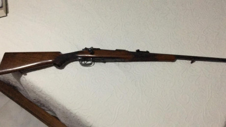 Vendo Mauser modelo Sporter  calibre 7x57 en perfecto estado de conservación, cañón octogonal,seguro de 11