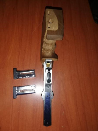 buenas ,cambio pistola morini CM 22lr con un año de antiguedad ,tiene maximo 200 tiros ,absolutamente 42
