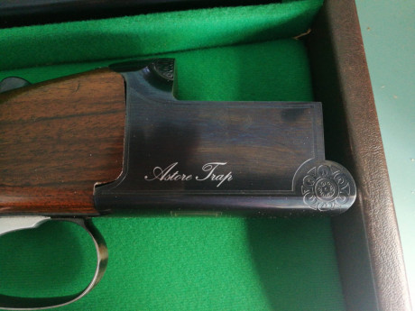 Un amigo vende una Franchi Astore trap en perfecto estado de madera y hierros. 
Muy poco usada. 
Cañones 10