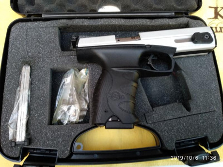 Se vende Walther SP 22 M1 4 barrel
Esta en Collado Villalba Madrid
200 mas portes 00
