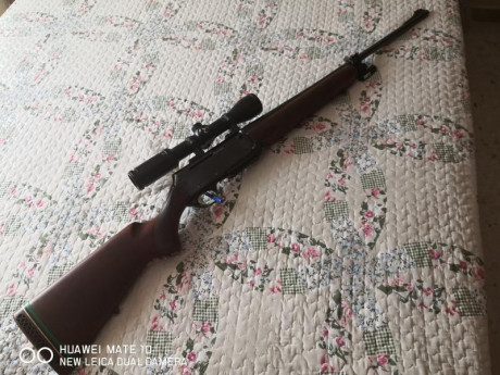 Se vende rifle fn 338 con monturas leupol y visor Bushnell 1,5 a 6x42. precio 900 euros completo sin monturs 01