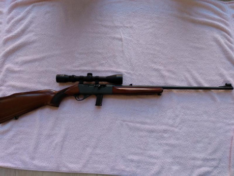 Muy buenas, vendo carabina Anschutz 22 Lr en perfecto estado. Tiene una buenísima precisión. Lleva acoplado 02