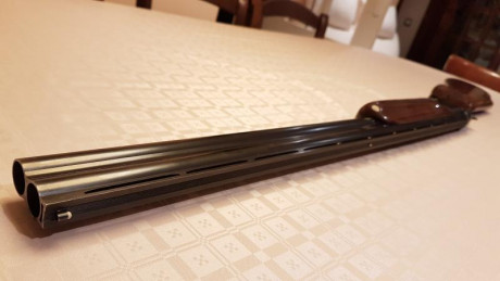 Vendo escopeta superpuesta para tiro al plato. Cañones de 74cm. calibre 12/70. Choques 1 y 3 estrellas. 12